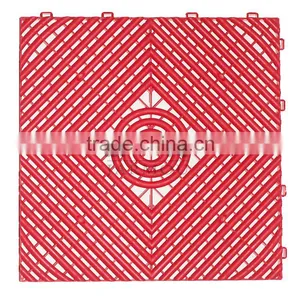 Kitchen Fasion Maze Shape Plastic PP Interlocking Leak Grid Flooring Tiles thumbnail-1