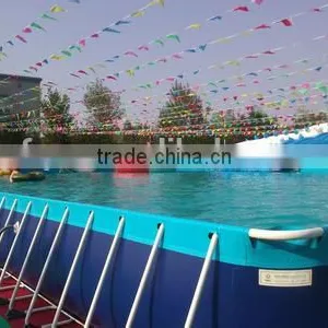 Metal Frame Ground Stand Paddle Inflatable Swimming Pool for CE Quality Choice thumbnail-2