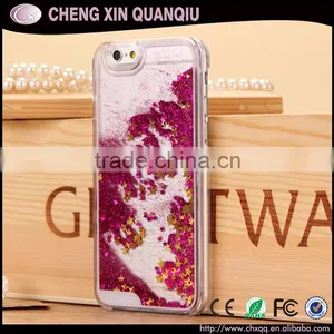 [CX]Bling Sparkle Glitter Stars Dynamic Liquid Quicksand Clear Plastic Case for IPhone 6s 6 Plus 2016 Quality Choice thumbnail-1