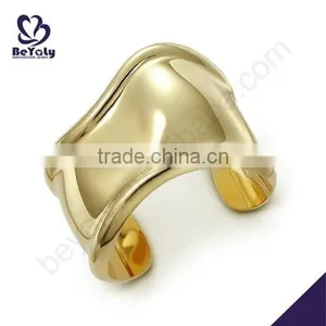 2015 Latest Fashion Jewelry 925 Sterling Silver Plain Metal Bangle thumbnail-1