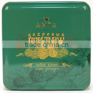 Beautiful Square Tin Box for Biscuit thumbnail-6
