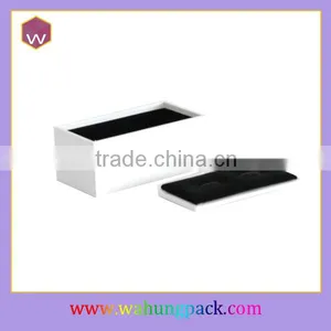 Custom Logo Cardboard White Cufflink Packaging Gift Box thumbnail-2