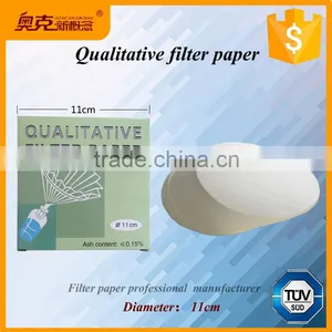 Gold Supplier 11cm Qualitative Filter Paper for Lab thumbnail-6