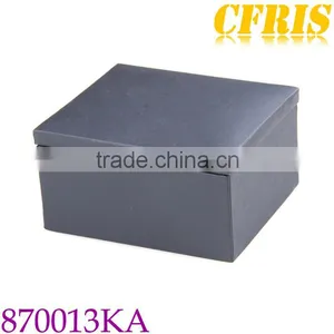 Wholesale Simple Lether Paper Cufflink Box thumbnail-1