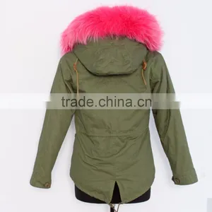 2016 New Hot Selling Parka Jacket With Real Fox Fur Collar thumbnail-3