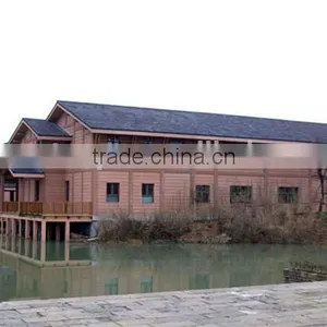 Shiny Wall Sequin Finland Spruce Wood Wall Panels Foam Concrete Prefabricated House thumbnail-4
