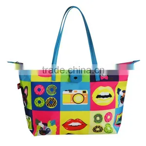 Nylon Zipper Document Bag Nylon Backpack Bags thumbnail-6
