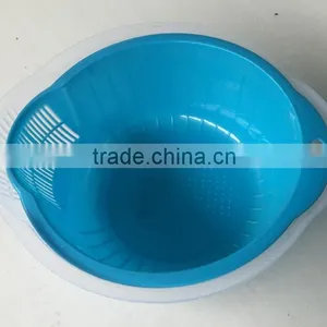 PP Fruit Colander With Handle Food Contact Standard thumbnail-3