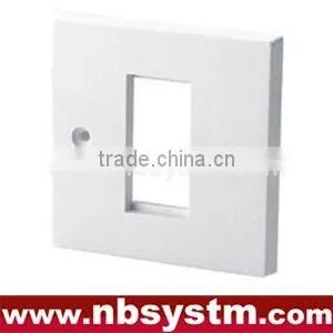 1 Port Face Plate UK Type. Size:86x86mm thumbnail-1