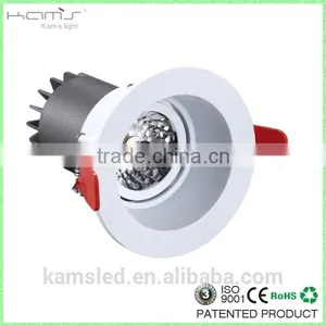 Dimmable LED Downlights Black/white Housing With Warm White 2700-3000k,3" Recessed Spot Light thumbnail-1