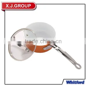 16cm Forged Aluminum Color Non-stick Coating Saucepan thumbnail-1