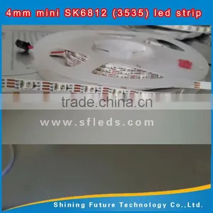 Addressable Rgb Led Strip 4mm Smd 3535 Rgb Mini Sk6812 Led Strip thumbnail-1