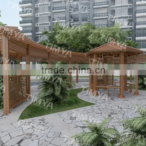 Aluminum Frame Garden Outdoor Garden Pavilion Gazebo thumbnail-2