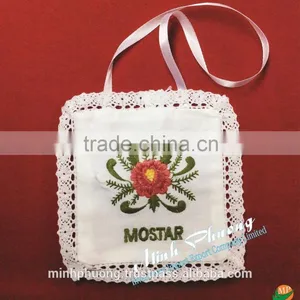 High Quality Hand Embroidery Flower Powder Fragrant Bag thumbnail-5
