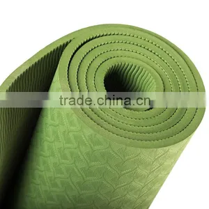 8mm Thick 72-inch Long Ero Friendly TPE High Density Anti-tear Non-slip Yoga Mat Eercise Mat Hot Yoga Eercise Fitness Pilates thumbnail-4