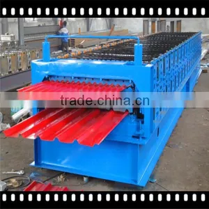 JCX-PLC Control, IBR and Corrugated Double Layer Sheet Roof Panel Roll Forming Machine thumbnail-1