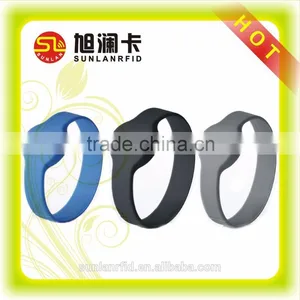 RFID Silicone Bracelets, Access Control RFID Wristbands/Paper Bracelets/Soft PVC Wristbands thumbnail-6