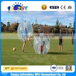 High Quality Inflatable Ball Suit Walk in Plastic Bubble Ball Human Sized Hamster Ball for Sale thumbnail-1