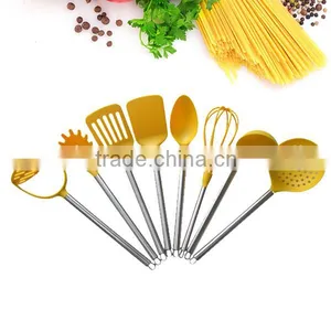 Food Grade Nylon Kitchen Cooking Tool With Stainless Steel Handle thumbnail-1