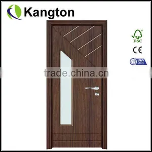 Bathroom Pvc Screen Molded Door With Glass Pvc Door thumbnail-1