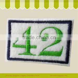 Customed Number Embroidery Badge Sew-On Clothes thumbnail-1