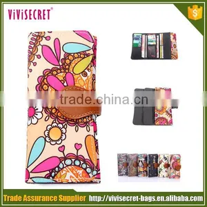 China OEM Online Famous Brands Flower Print School Girl Document Wallet thumbnail-2