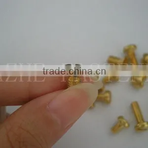 Slotted Countersunk or Pan Head Brass Screw thumbnail-1