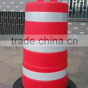 Plastic Traffic Barrel Warning Barrel thumbnail-1