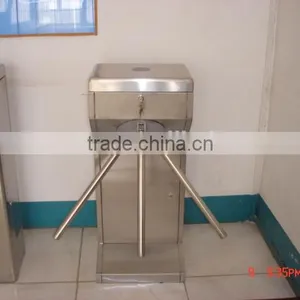 Factory Price RFID Access Control Automatic Tripod Turnstile.Turnstile Supplier Electric Fingerprint Automatic Tripod Turnstile thumbnail-4