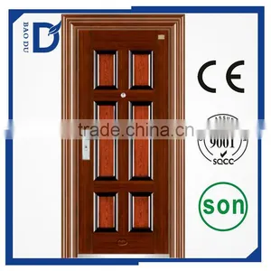 Modern Style Steel Security Building Doors With High Quality thumbnail-3