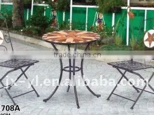 Outdoor Garden Metal Folded Mosaic Furniture thumbnail-1
