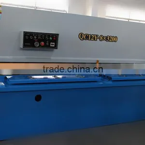 Hydraulic Swing Beam Shearing Machine QC12Y-8X3200 thumbnail-1