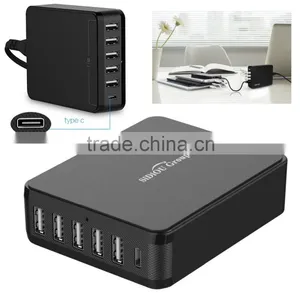 Sidiou Group PowerPort 6 35W 6-port USB Charger With 1 Type-C Charge Port Support Tablet PC and Mobile Phone Charging thumbnail-5