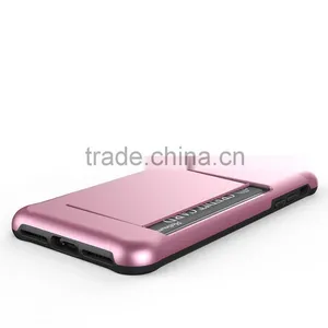 Back Card Mobile Phone Case Double Layer PC Case for Apple IPhone 7 Plus(5.5") thumbnail-3