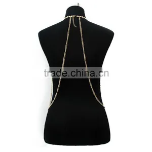 Luxury Tassel Pearl Sexy Body Chain thumbnail-2