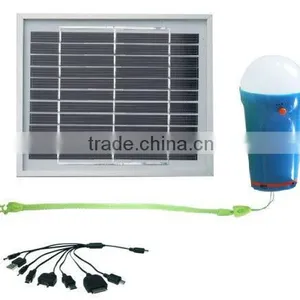 Hotselling 3W Portable Solar Lamp for Family Lighting or Outdoor Lighting thumbnail-1