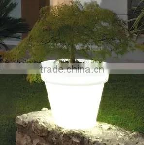 Factory Directly Selling Rechargeable or Not Optional Plastic Led Flower Pot thumbnail-1