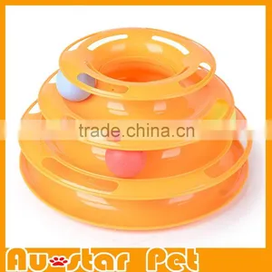 Cat Scratch Pad Three Layers Crazy Cat Toys Funny Pet Products Pet Supplies for Cats Ball Toys thumbnail-5