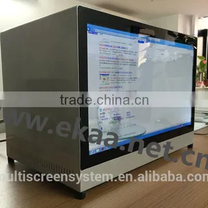 26inch 1080p Media Player t Lcd Transparent Advertising Display for Shopping Mall thumbnail-3
