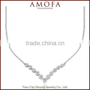 Newest Jewelry Fashion Letter v Pendant Jewelry thumbnail-1