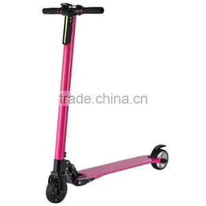 2016 New Product 250w Hot-sale Carbon Fiber Frame Electric Scooter Two Wheel Foldable Electric Scooter thumbnail-2