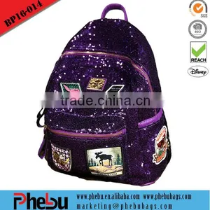 Trendy Girl Sequin Cute Backpack Bag for High School Girls(BP16-014) thumbnail-1