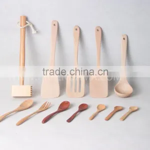 High Quality Wooden Spoon With Logo on Handle thumbnail-2