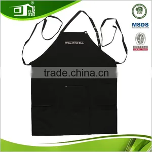 100% Polyester Custom Logo Waterproof Apron With 3-Pockets thumbnail-1