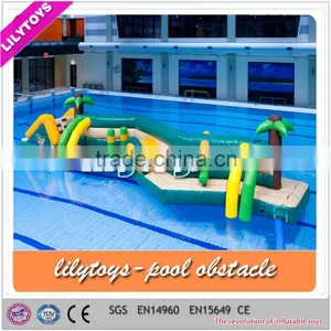 Inflatable Water Obstacle Course for Sale, Giant Inflatable Water Toys, Inflatable Pool Obstacle thumbnail-1