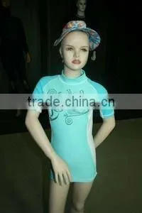 Kid's Short Sleeve Radiation Sun Protection Rash Vests thumbnail-1