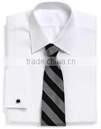 Men's Fashion Double Collar Dress Shirt,Men's Dress Shirt With Tie & Hanky Packing,dress Shirt,slim Shirt,french Cuff thumbnail-1