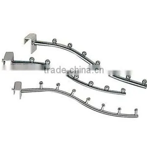 Chrome Metal Hanging Hooks for Display Rack thumbnail-2
