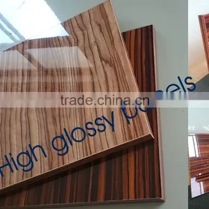 ST UV Coated Pvc Mdf Board for Wardrobe Door,kitchen Shutters ,LCT Panels thumbnail-1