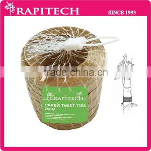 250M Gardening Plant Paper Twist Tie thumbnail-2